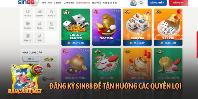 Đăng ký Sin88 - Cẩm nang cho người mới bắt đầu tham gia 4 Đăng ký Sin88 để tận hưởng các quyền lợi